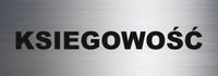 Tabliczka Grawerowana INFORMACYJNA 20x7 cm KSIĘGOWOŚĆ
