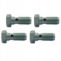 4x Śruba drożna - przelewowa - banjo do oczek - długa M10x1 - ocynk; SR-05