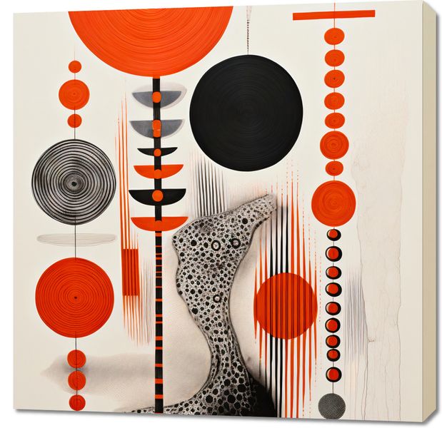 Obraz 90x90cm Kontrastowy Kosmos zdjęcie 1