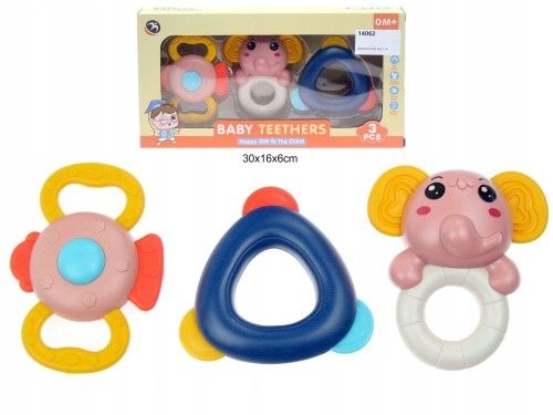 Grzechotki 3szt w pudełku +0m Baby Rattles na Arena.pl