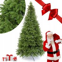 Choinka sztuczna 100% PE Olive Glow 2D 220 cm jasna zieleń jodła jak żywa