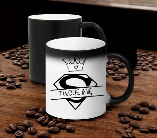 KUBEK MAGICZNY Z NADRUKIEM PREZENT DLA DZIEWCZYNY ŻONY DZIEŃ KOBIET IMIĘ na Arena.pl