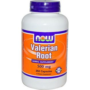 Valerian Root Waleriana, 500 mg, 250 kaps Nowfoods