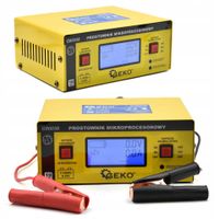 prostownik mikroprocesorowy akumulatorowy lcd 6/12/24v geko