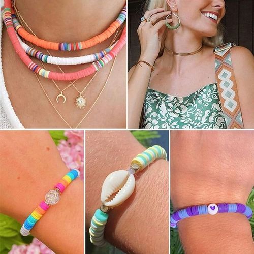 ZESTAW KORALIKÓW DO ROBIENIA BRANSOLETEK BIŻUTERII ZAWIESZKI SERDUSZKA na Arena.pl