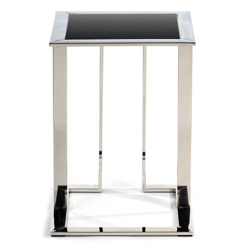 Stolik pomocnik Sawa Silver Black 40 cm na Arena.pl