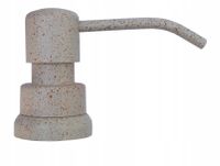 Dozownik do płynu beżowy zlew zlewozmywak