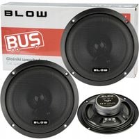 2x MOCNE GŁOŚNIKI SAMOCHODOWE 100W 6,5" 4Ohm 165mm 2 DROŻNE MASKOWNICE