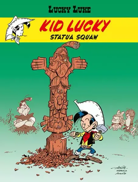 Lucky Luke. Kid Lucky. Tom 3. Statua Squaw zdjęcie 1