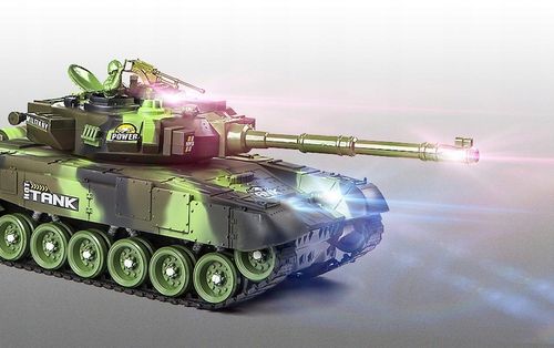 Duży Czołg Zdalnie Sterowany War Tank Bitwa Efekty na Arena.pl