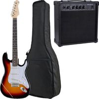 Gitara elektryczna Preston ST-10 VS Sunburst Combo 15W Pokrowiec ZESTAW