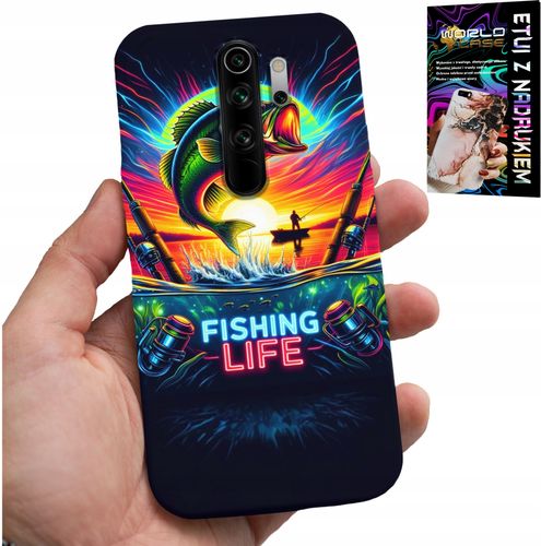 ETUI DO XIAOMI NOTE 8 PRO - WZORY WĘDKARSKIE RYBY POŁÓW WĘDKA PLECKI na Arena.pl