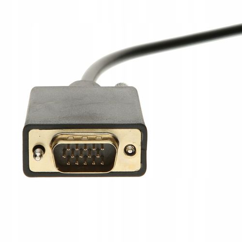 KABEL KONWERTER DISPLAY PORT VGA ADAPTER MONITORA DSUB PRZEJŚĆIÓWKA DP 1,8M na Arena.pl