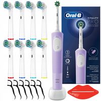 ZESTAW SZCZOTECZKA ELEKTRYCZNA ORAL-B VITALITY PRO D103 + KOŃCÓWKI DODATKI