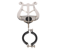 Lirka marszowa pulpit do klarnetu Dwie dźwignie Nikiel Srebrna Riedl 103