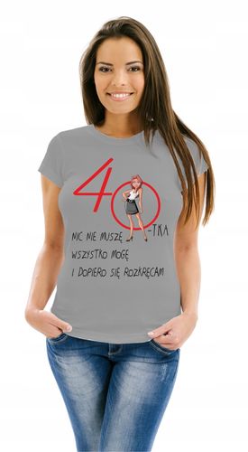 Koszulka PREZENT na urodziny 18 20 30 40 50 60 70 na Arena.pl