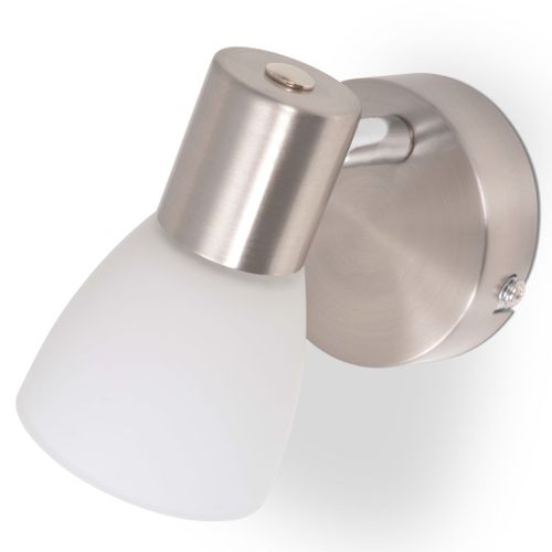 Lampy ścienne, 2 szt, E14, srebrne na Arena.pl