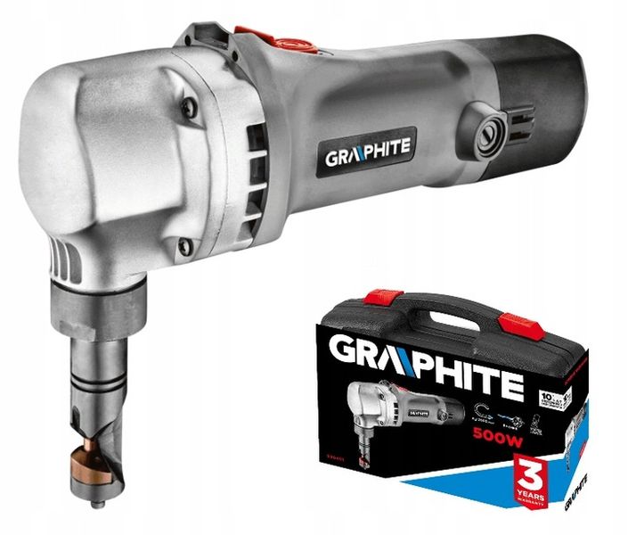 Nożyce do blachy 500W, walizka GRAPHITE 59G401 zdjęcie 8