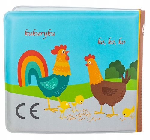 Miękka książeczka do kąpieli z piszczkiem Mała Farma na Arena.pl