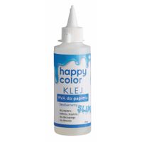 klej do papieru pva, butelka 100g, happy color