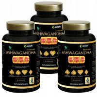 MOCNA ASHWAGANDHA 777 9% WITANOLIDÓW Żeń-Szeń Adaptogen Stres Pamięć 270 ka