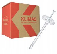 KOŁKI DO STYROPIANU WEŁNY TRZPIEŃ STALOWY LGX 10x260 26 cm 100szt.