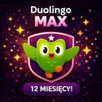 Duolingo Max 12MSC! | Na Własne Konto | AI Chat | Nielimitowane Serca!