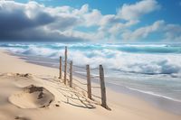 Plakat 45x30cm Szepty Oceanu