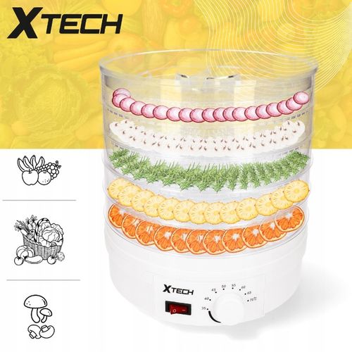 SUSZARKA SPOŻYWCZA DO GRZYBÓW OWOCÓW WARZYW ZIÓŁ ŻYWNOŚCI 5 POZIOMÓW na Arena.pl