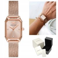KOBIECY ZEGAREK DAMSKI EMPORIO ARMANI GIOIA AR11347 + PUDEŁKO CERTYFIKAT