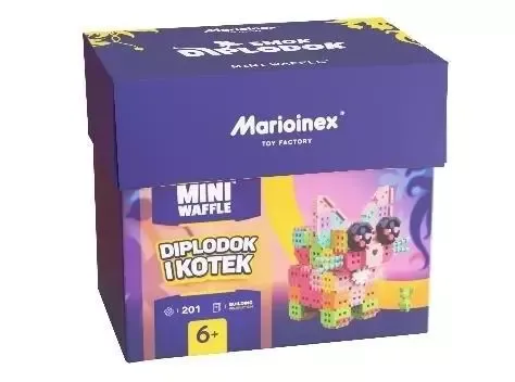 Mini Waffle 80el Diplodok i Kotek zdjęcie 1