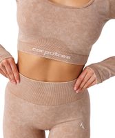 Top z długim rękawem sportowy Yasmine Carpatreee XS beż