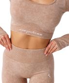Top z długim rękawem sportowy Yasmine Carpatreee XS beż