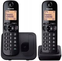 Panasonic KX-TGC212 Telefon 2 słuchawki czarny