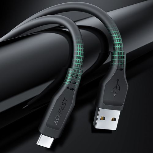Kabel przewód do telefonu USB - USB-C 3A 1.2m czarny na Arena.pl