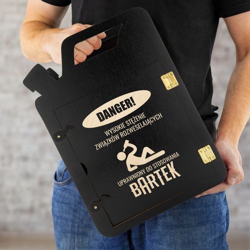PREZENT NA URODZINY KANISTER BAREK 30 40 50 grawer na Arena.pl
