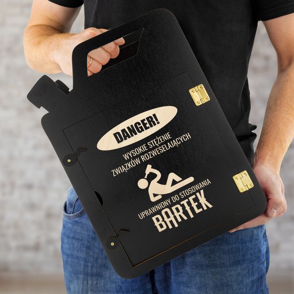 PREZENT NA URODZINY KANISTER BAREK 30 40 50 grawer zdjęcie 2