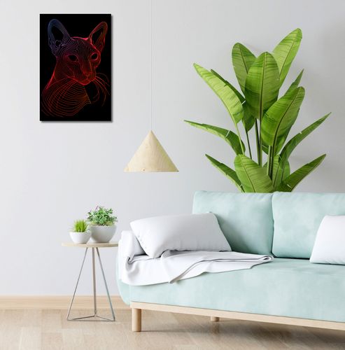 Plakat 40x60cm Cyfrowa Kocica na Arena.pl