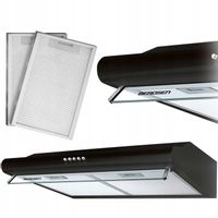 OKAP PODSZAFKOWY KUCHENNY 50cm BERDSEN CZARNY 10A