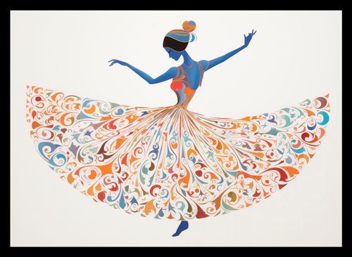 Plakat 35x25cm Wirująca Balerina na Arena.pl