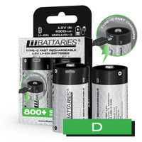 LiiBattaries MOCNY AKUMULATOR BATERIA LITOWO-JONOWA D USB-C 2szt. 6500mAh.