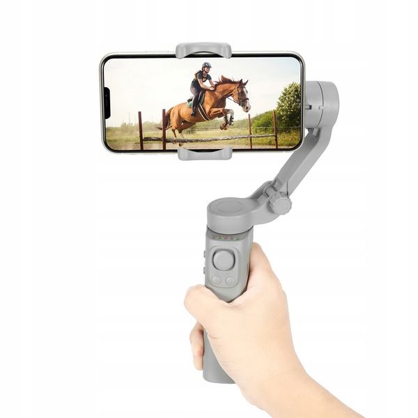 GIMBAL STABILIZATOR 3-OSIOWY RĘCZNY UCHWYT DO TELEFONU SMARTFONA APLIKACJA zdjęcie 14