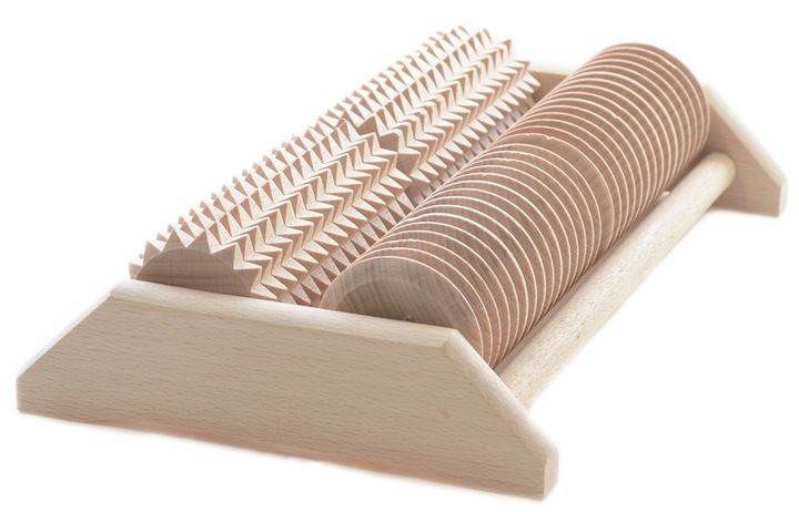 Masażer Receptor Drewniany do Stóp Ruchomy PL zdjęcie 3