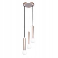 Lampa sufitowa, wisząca beżowa do salonu, kuchni, pokoju - FILANO 3