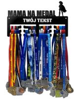 Wieszak na medale Mama na Medal  twoje imię dowolny tekst 70.3