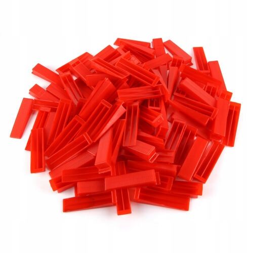 MOCNY ZESTAW SYSTEM POZIOMOWANIA PŁYTEK KLIPSY KLINY SZCZYPCE 2mm na Arena.pl