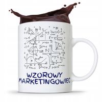 Dla Marketingowca Kubek Wzorowy Marketingowiec Z Nadrukiem Ze Zdjęciem