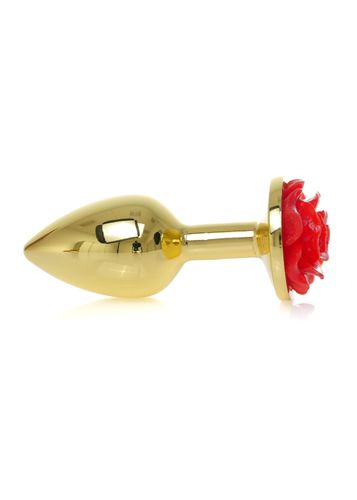 Plug-Jewellery Gold Plug Rose- Red na Arena.pl