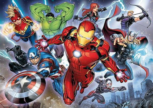 Puzzle 200 Elementów Waleczni Avengersi na Arena.pl