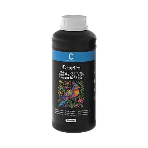 Tusz OtterPro SD UV DTF 1000 ml - Cyan zdjęcie 1